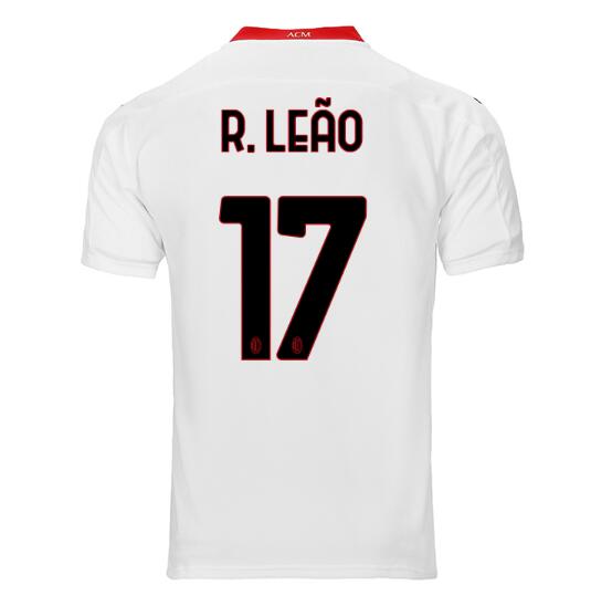 AC Milan Away Kit Soccer Jersey R. LEÃO #17 2020/21